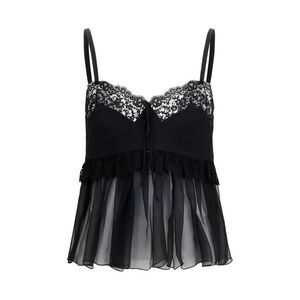 Chloé Black Silk Women's Blouse